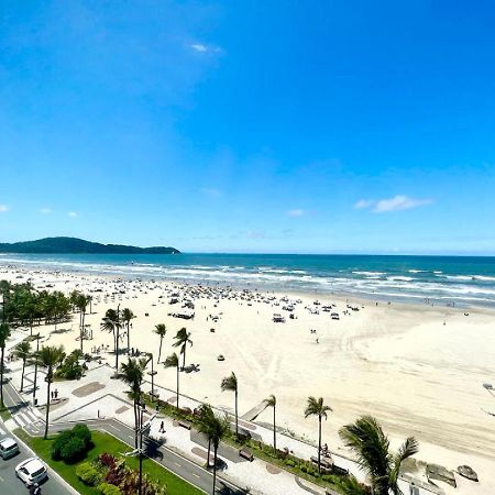 Apartamento Guilhermina De Frente Para O Mar Praia Grande  Esterno foto