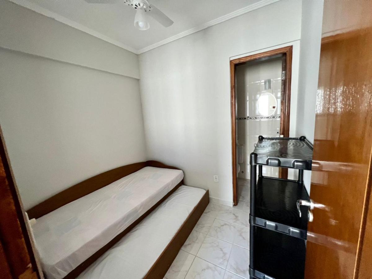 Apartamento Guilhermina De Frente Para O Mar Praia Grande  Esterno foto