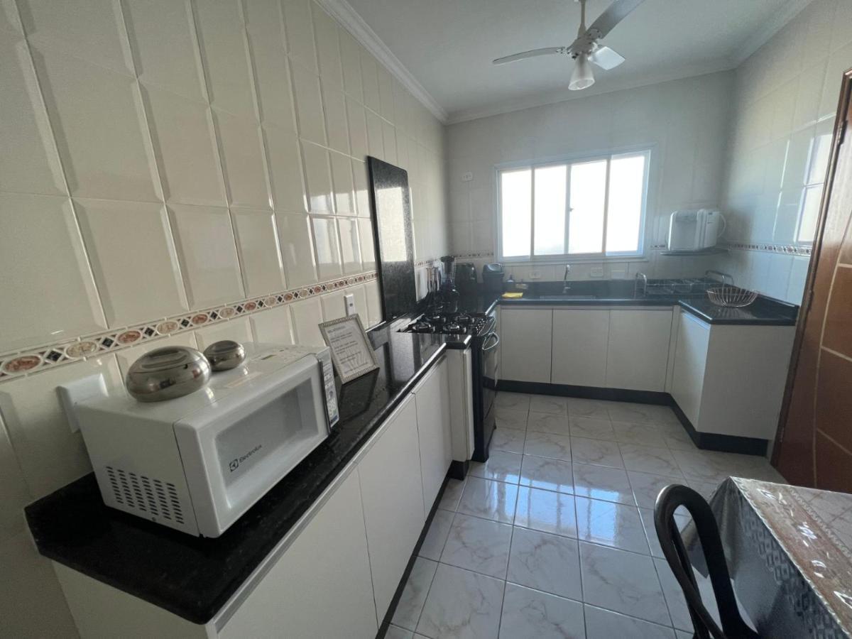 Apartamento Guilhermina De Frente Para O Mar Praia Grande  Esterno foto